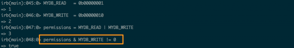 Use AND with a bitmask to determine if a bit is set. 