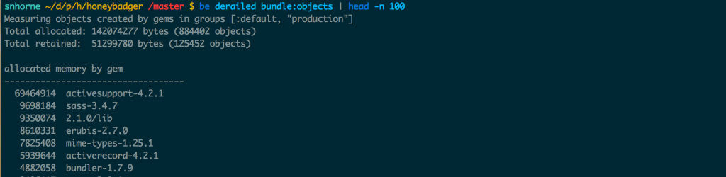 Use the bundle:objects to see information about object allocation at load time