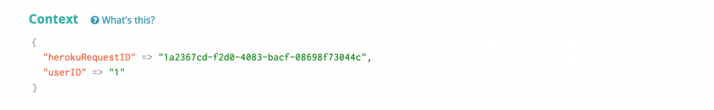 Send additional context data about what's going on before the error occurs.