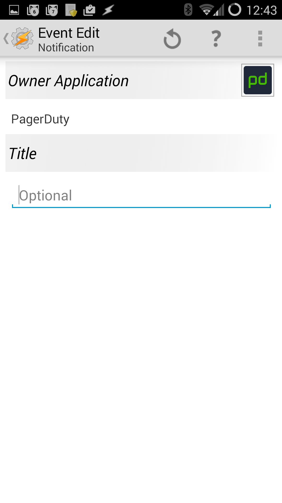 Trigger the profile whenever a PD notification happens. 