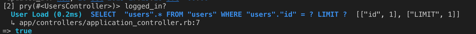 Checking logged in status