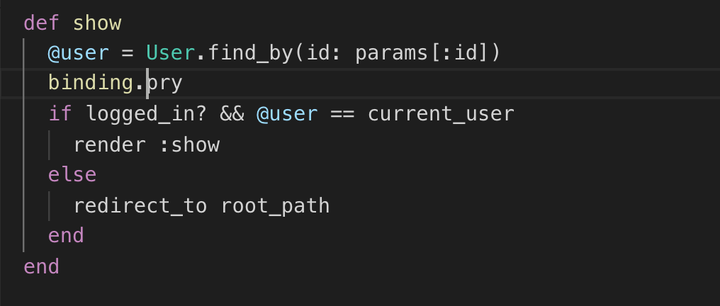 Setting our Breakpoint
