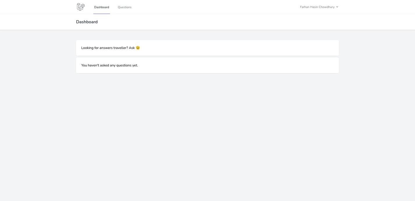 Question Board Dashboard