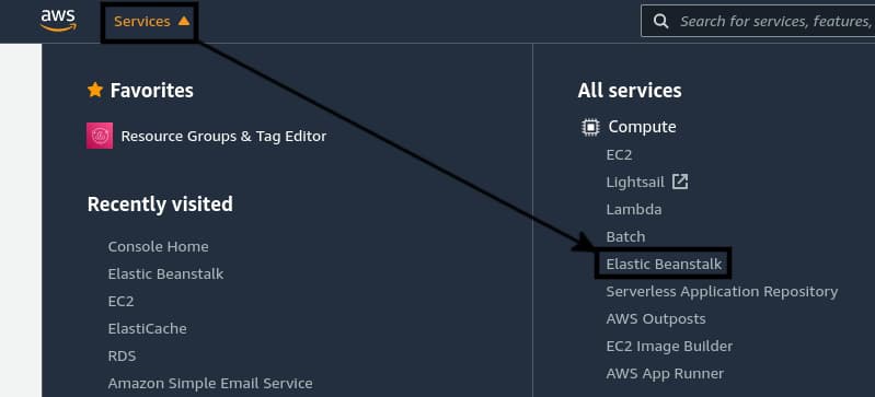select-elastic-beanstalk-from-service-list.jpg