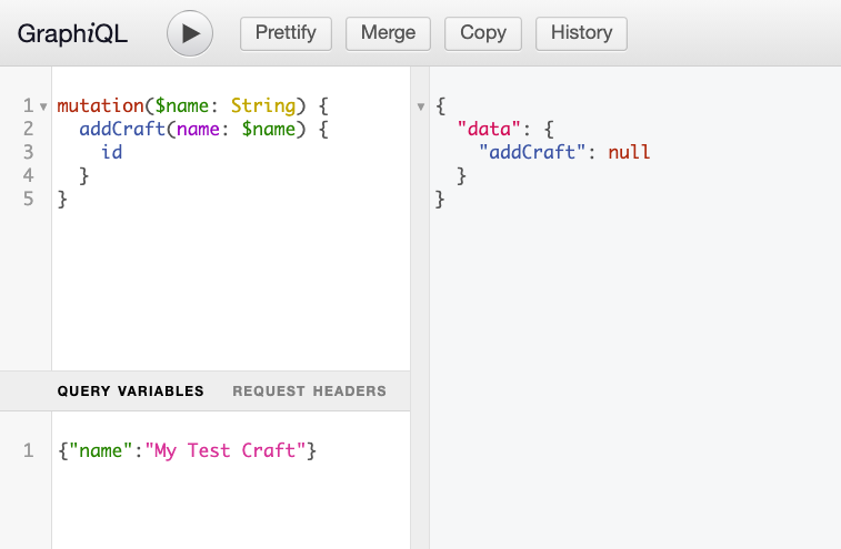 Mutation without any data