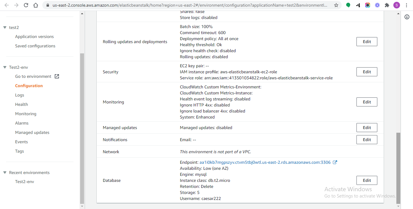 Create an RDS Database Instance