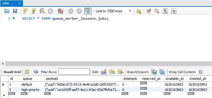 Jobs On Multiple Queues