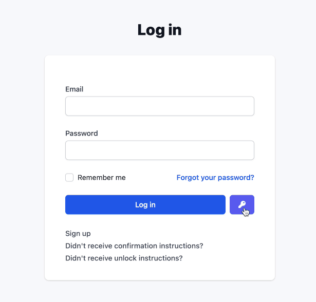 Passwordless with security key