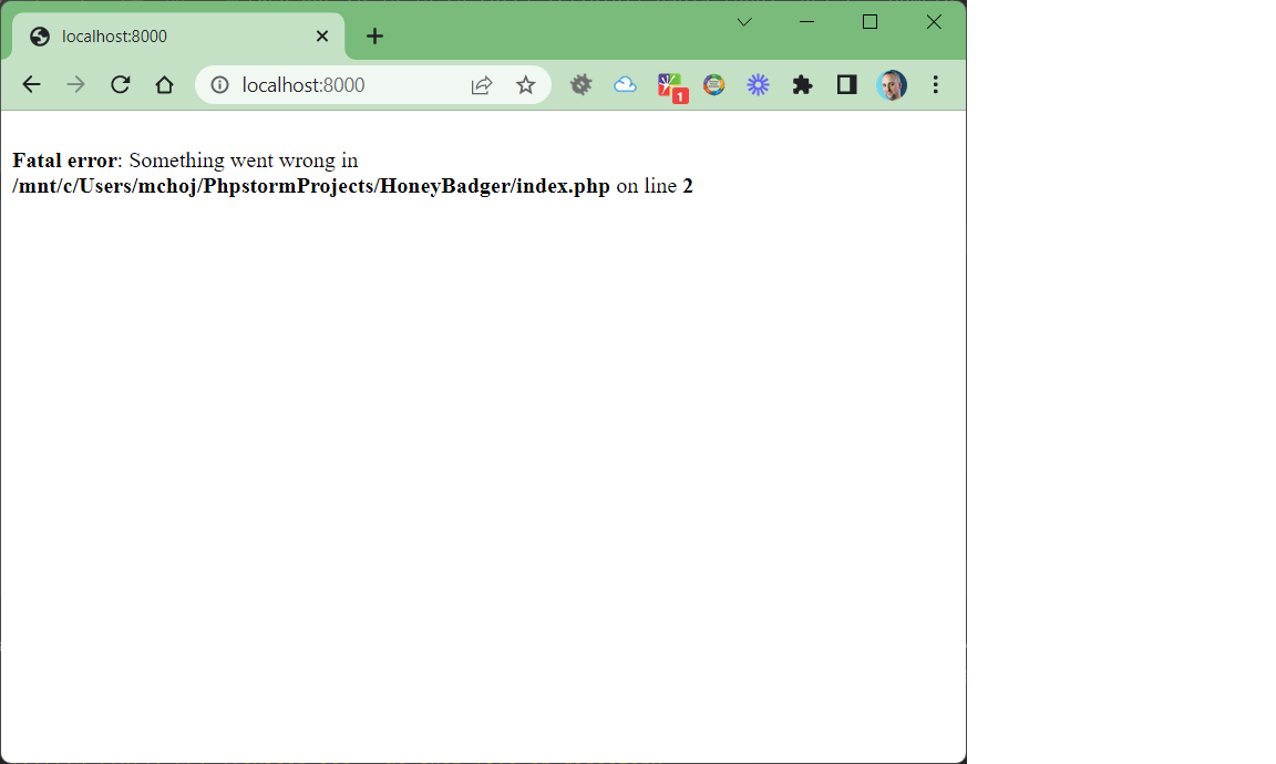 Non-working page Non-working page
