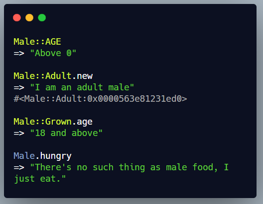 Modules for namespacing