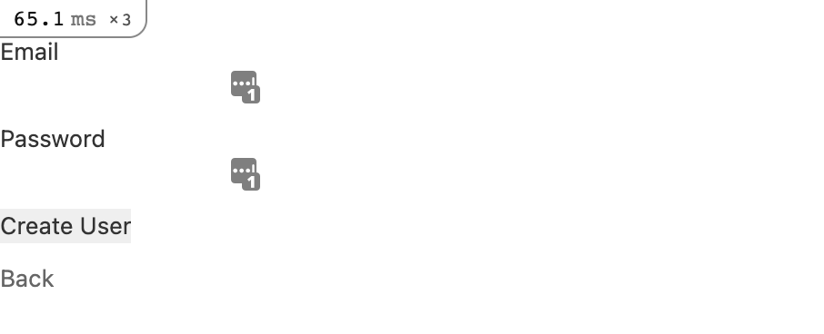 The Unstyled New User Page A screenshot of the new user page without styling